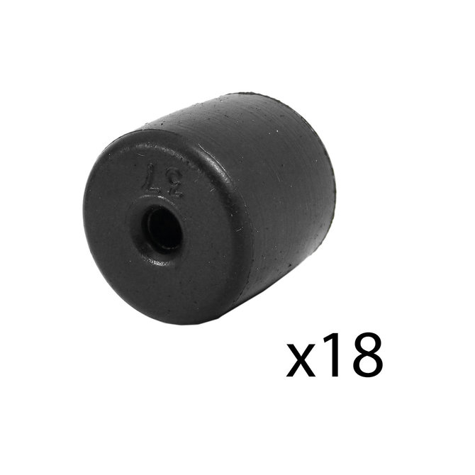 Replacement roller set for 8 in. omni wheels