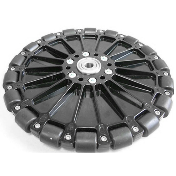 8 in. Plastic Omni Wheel w/ 3/8 in. Ball Bearings